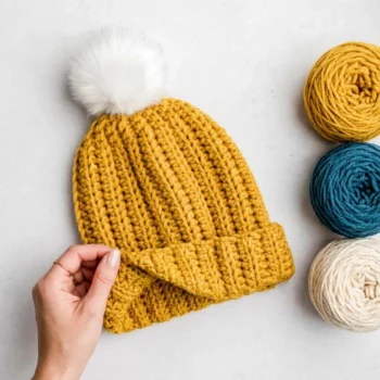Easy Crochet Beanie Pattern (Ribbed Hat for All Sizes)